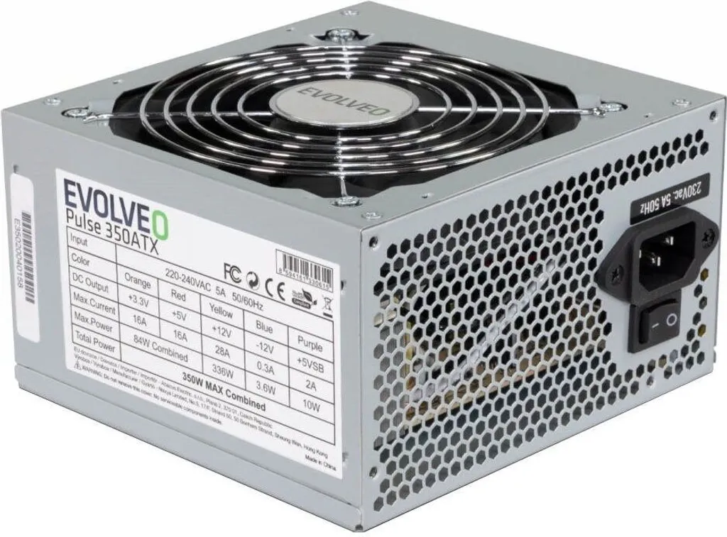 Remplacez votre Alimentation PC Bruyante par l'EVOLVEO 350W ATX Silencieux