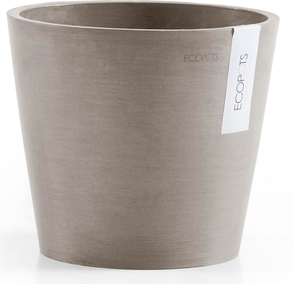 Ecopots Amsterdam 20 Blumentopf - L 20 cm x H 17,1 cm - Innen- und Außenbereich