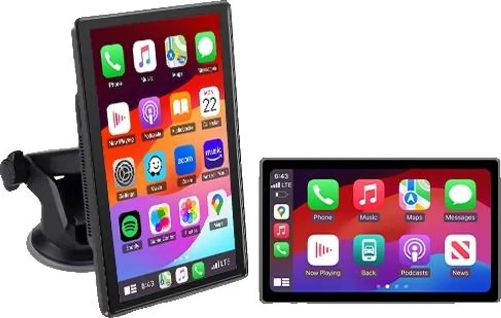 Écran de bord voiture CarPlay et Android Auto - Double Enregistrement