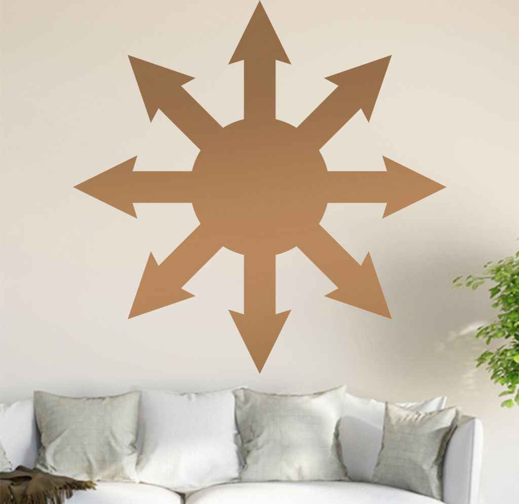 Chaosmagie Wandtattoo in 6 Größen - Wandaufkleber Wall Sticker - Dekoration, Küche, Wohnzimmer, Schlafzimmer, Badezimmer