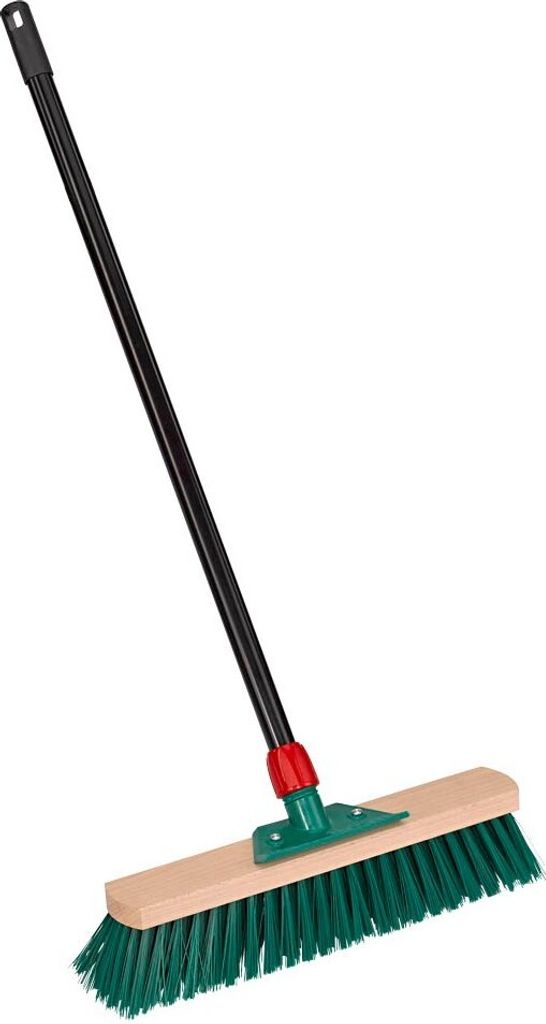 Neutral Besen, Holz, grün, 40 cm breit, extra kräftige Neutral Besen, Holz, grün, 40 cm breit, extra kräftige
