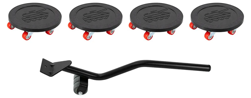 Lève-meubles pivotant à 360° capacité 500 kg noir - Kit de déplacement