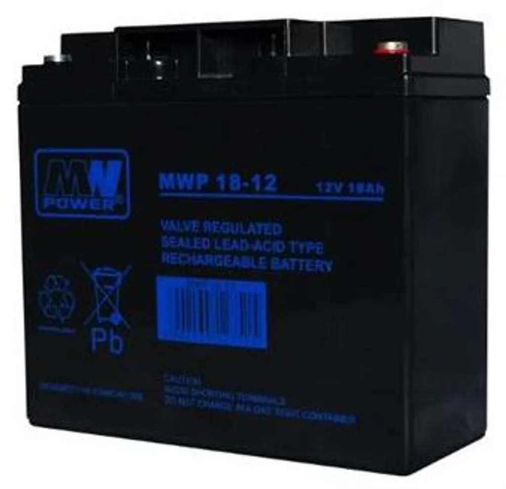 Batterie 12V 18Ah MWP 18-12 Long Life à grande durée de vie