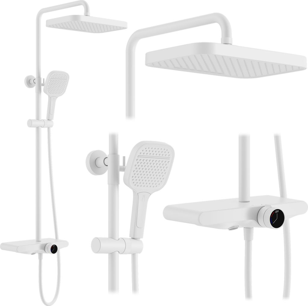 Rea Duschgarnitur Bari White