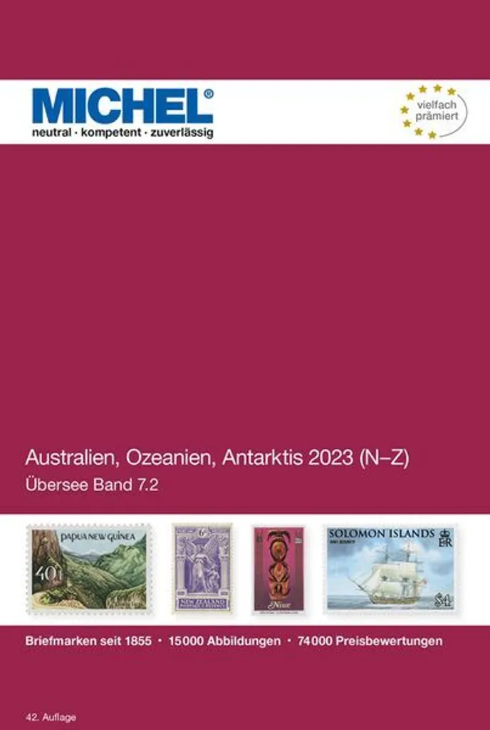 MICHEL Australien 2023 N-Z : Catalogue avec Cotations et Images Couleur