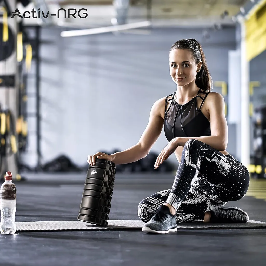 Rouleau Mousse Massage ActivNRG Noir - Muscle Therapy Triggerpoint - 2