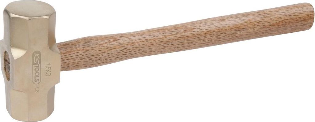 KS Tools BRONZEplus Minenhammer 1000 g, mit Hickorystiel, 963.2080