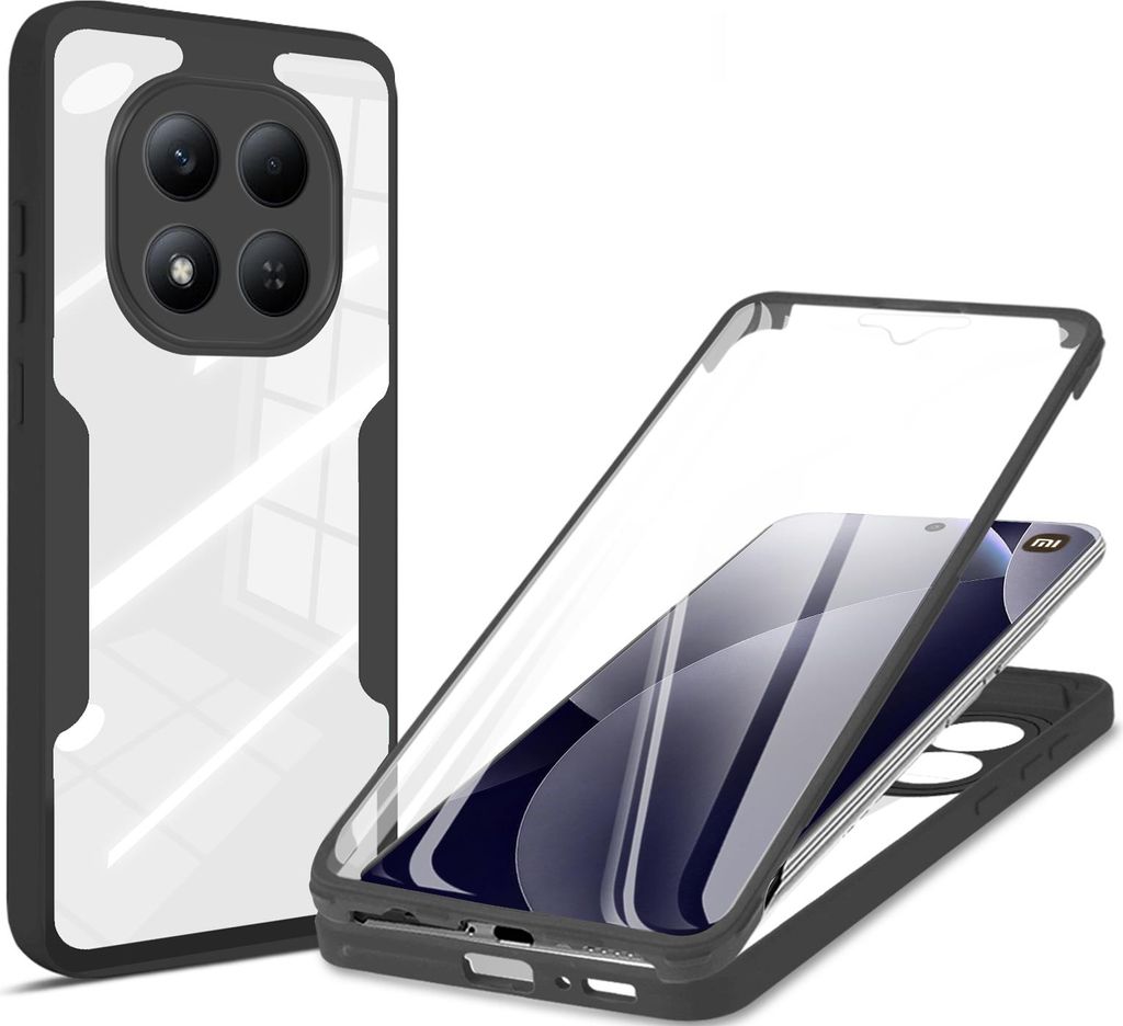 360° Grad Hülle für Xiaomi Redmi Note 15 Pro 5G vollschutz Produktbild 