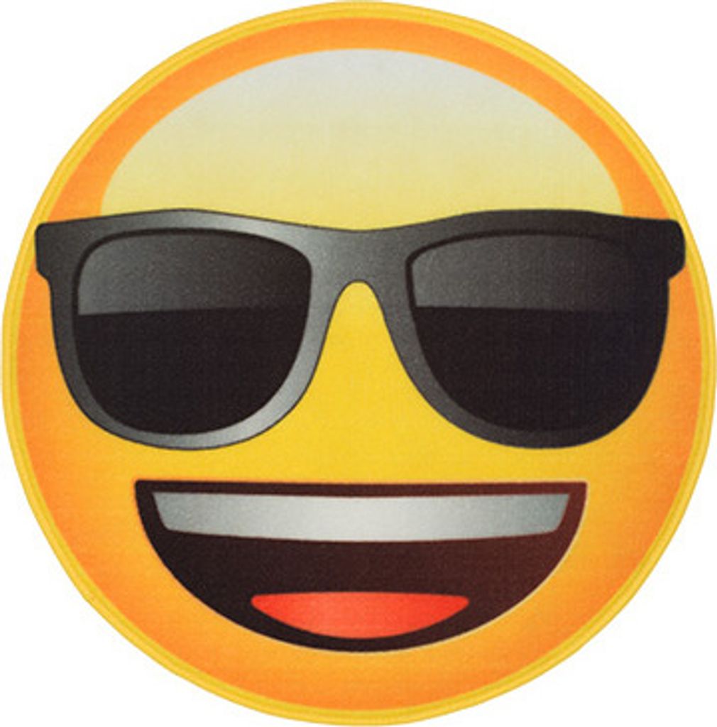 Smily - Emoji Sonnenbrille Rund 67cm