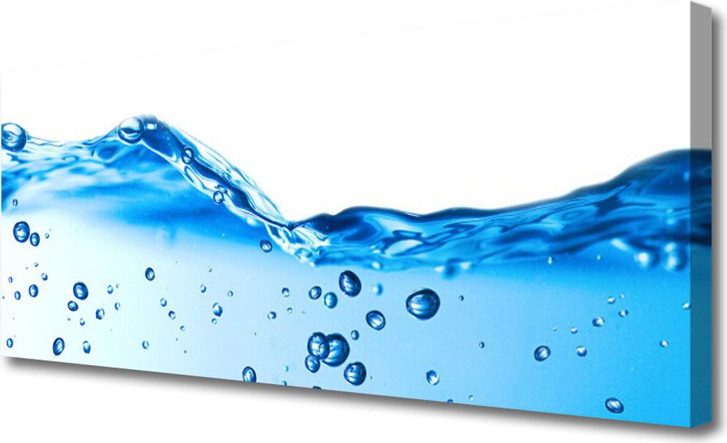 Tulup Leinwand-Bilder 125x50 Wandbild Canvas Kunstdruck Wasser Kunst