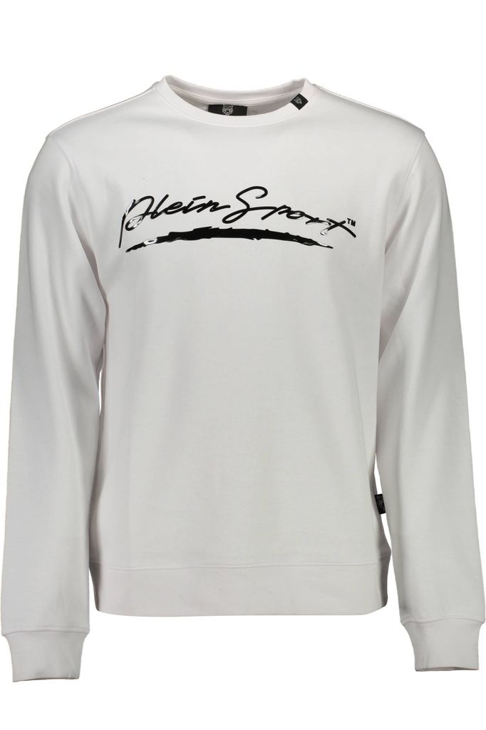 Plein Sport Herren LANGARM-SWEATSHIRT Weiß FIPS207_B2D8F13_BIANCO01WH : Größe - M Größe: M