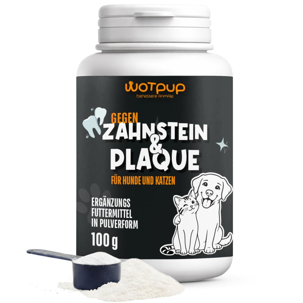 Natürliches Zahnpflegepulver Hunde/Katzen (100g) | Gegen Produktbild 