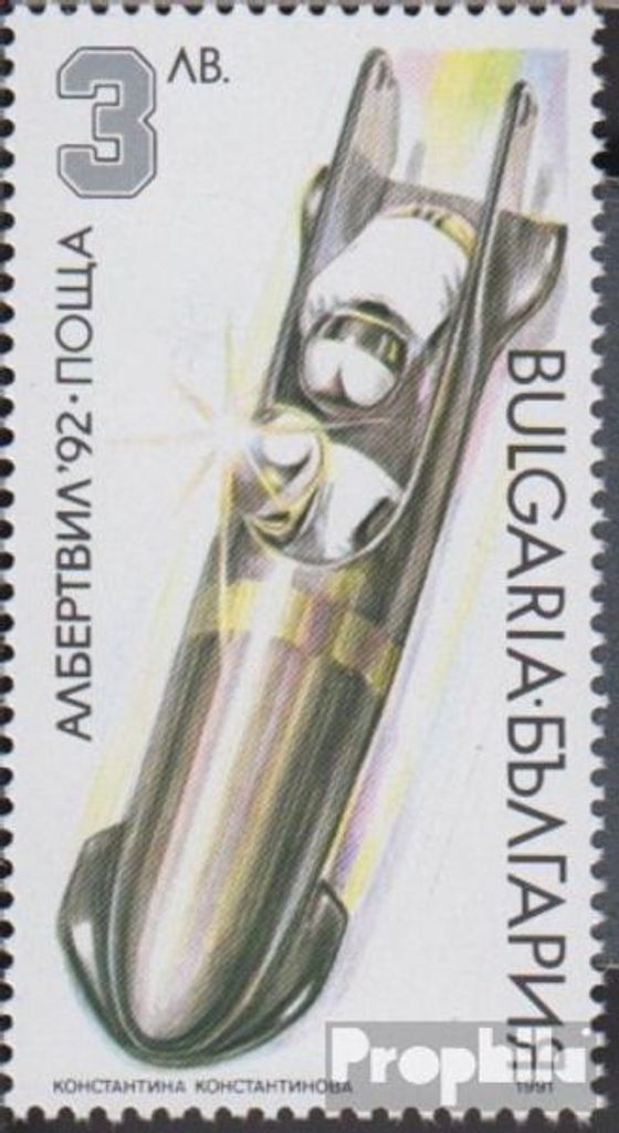 Briefmarken Bulgarien 1991 Mi 3922A (kompl.Ausg.) postfrisch Olympische Winterspiele Albertville