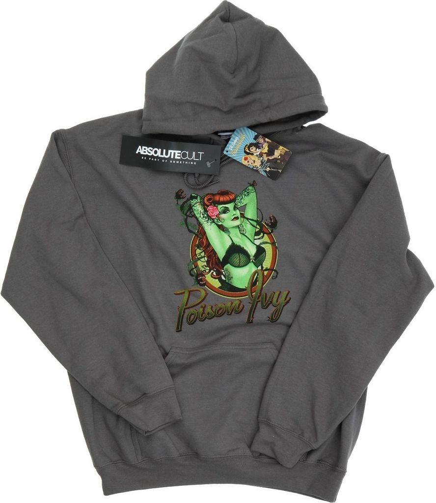 DC Comics - "DC Bombshells" Kapuzenpullover für Herren BI2354 (XL) (Holzkohle)