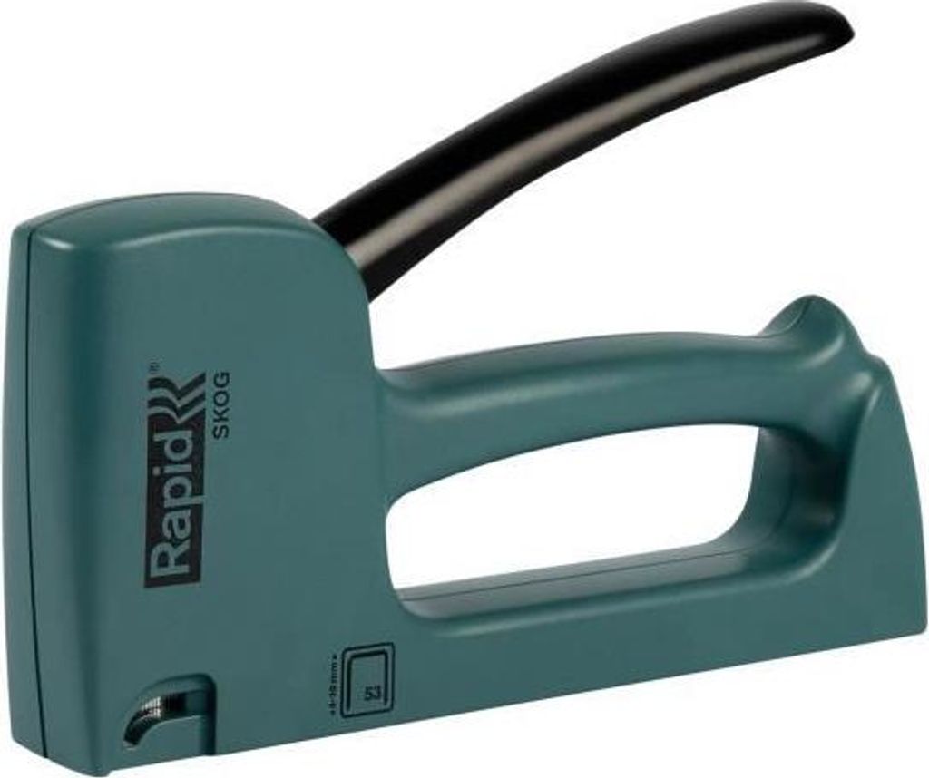 Handtacker Rapid R53, Für Klammern Nr. 53/4-10mm, Skog (Waldgrün), 90% Recyceltes Plastik