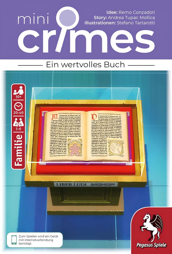 Pegasus Spiele, Verlags-u.Medienvertriebsges.m MiniCrimes - Ein wertvolles Bu Sonstige
