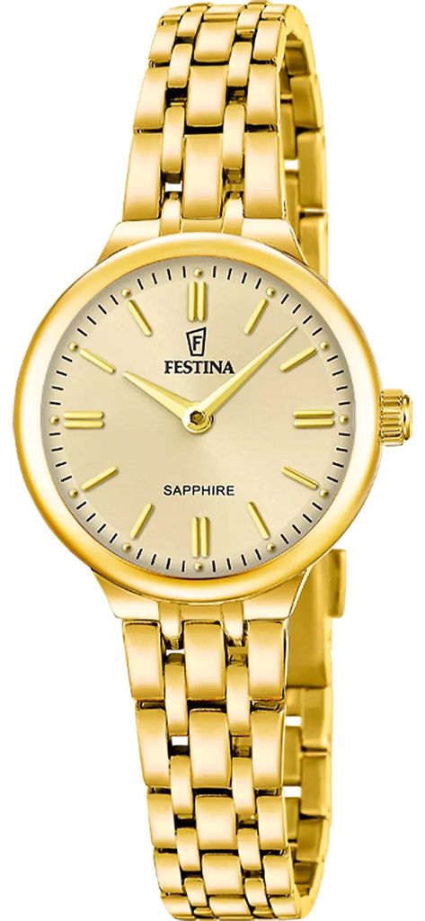 Festina Damenuhr Mademoiselle Armbanduhr Edelstahl gold Produktbild 