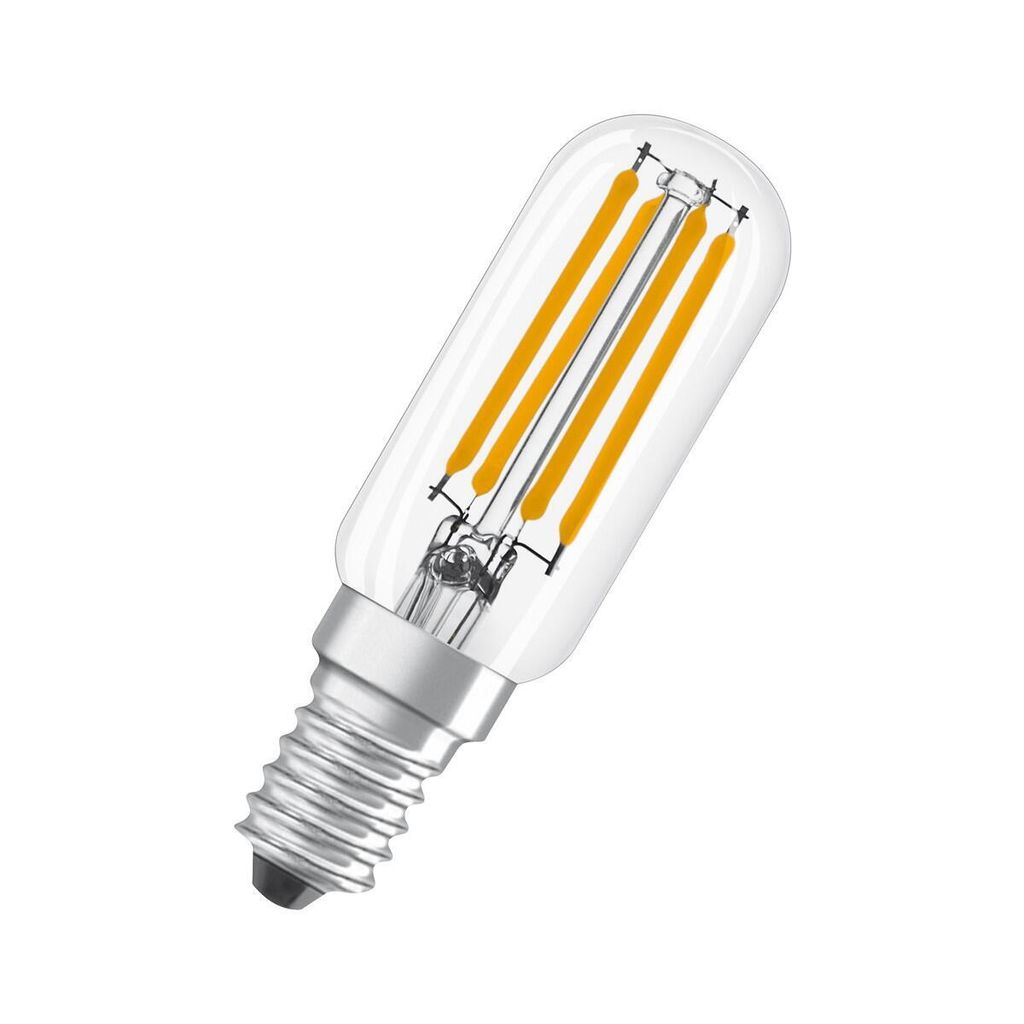 LEDVANCE Special LED E14 Rhre one-handed Fadenlampe Klar 4.2W 470lm - 827 Extra Warmwei | Ersatz fr 40W