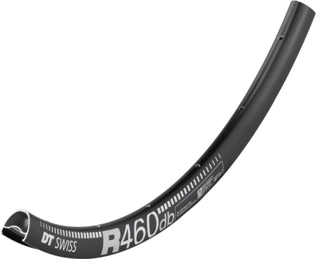 Roue route DT Swiss R 460 db Tubeless Ready 24H freinage disque Noir