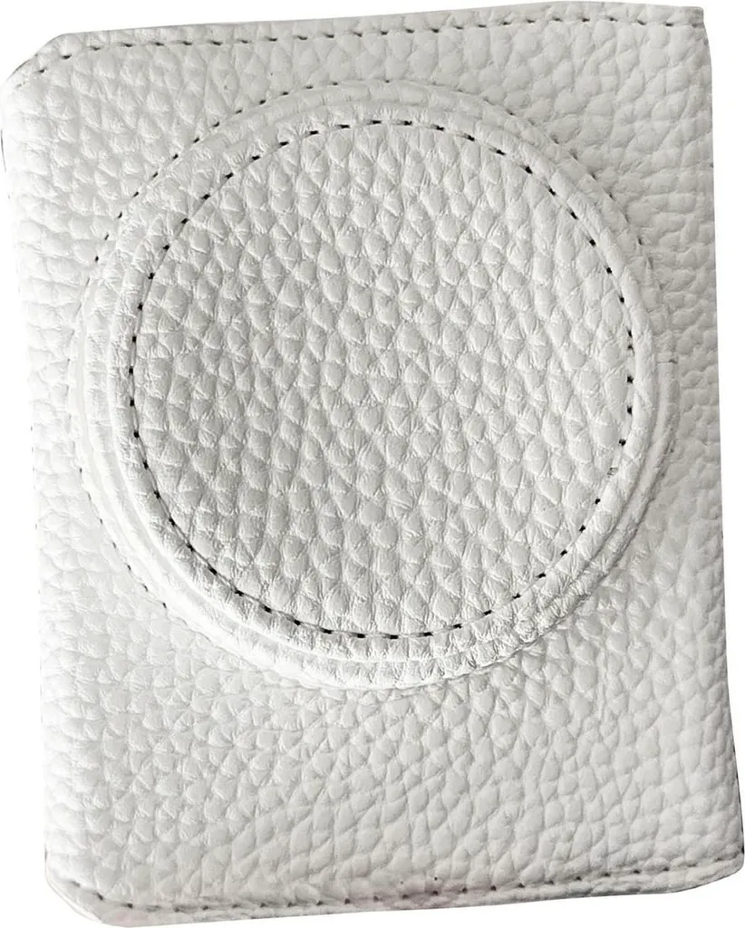 Housse Appareil Photo Rétro pour Sony ZV-1F et ZV-1M2 en Cuir Blanc
