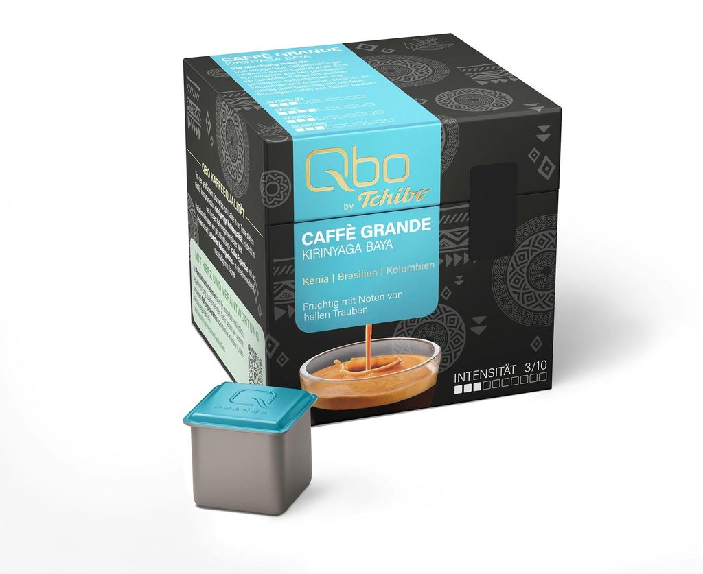 Tchibo Qbo Caffè Grande Kirinyaga Baya Premium Produktbild 
