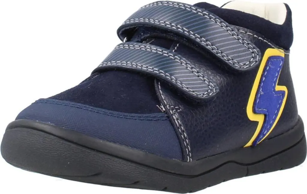Chaussures Sport Enfant Garvalin 231318g - Basket Souple Bleu Foncé
