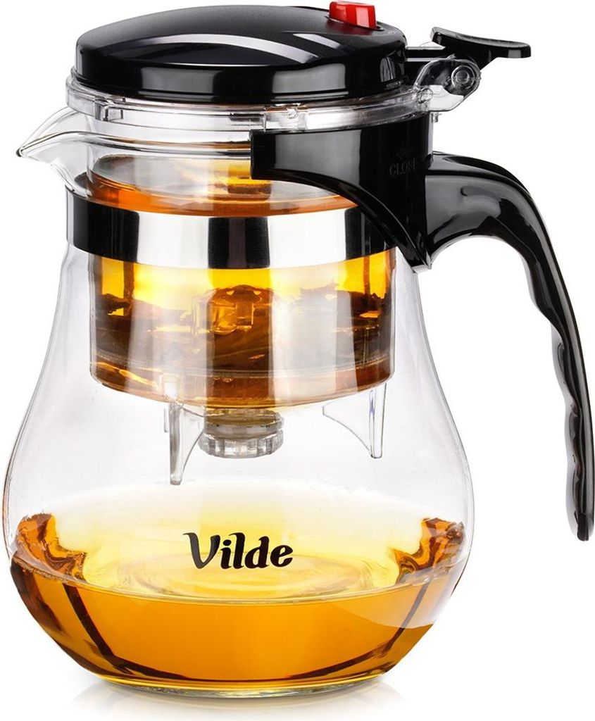 Vilde | Teekanne mit Siebeinsatz - 1,15 L - Aus Glas - Produktbild 