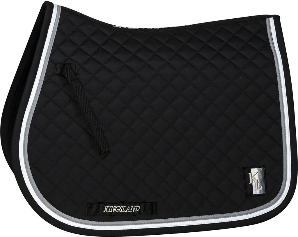 Tapis de selle Kingsland Classic avec broderie et matelassage diamant