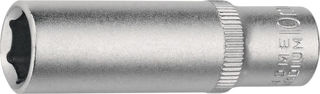 Tecwerk Tiefbett-Steckschlüsseleinsatz 1/4 ′′ 6-kant, lang Länge 50 mm - 1 Stk.