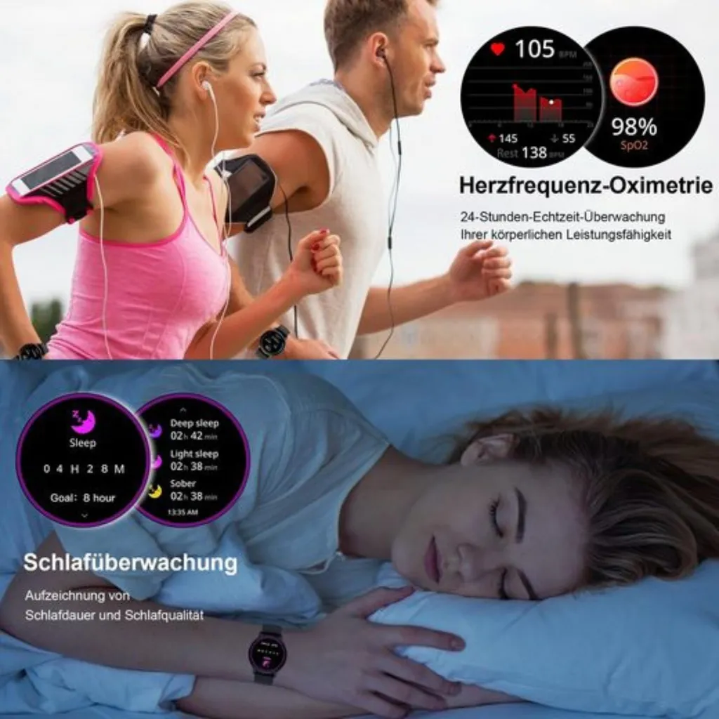 Manike G87 Smartwatch Elegante e Sportivo con Chiamate e Notifiche - 5