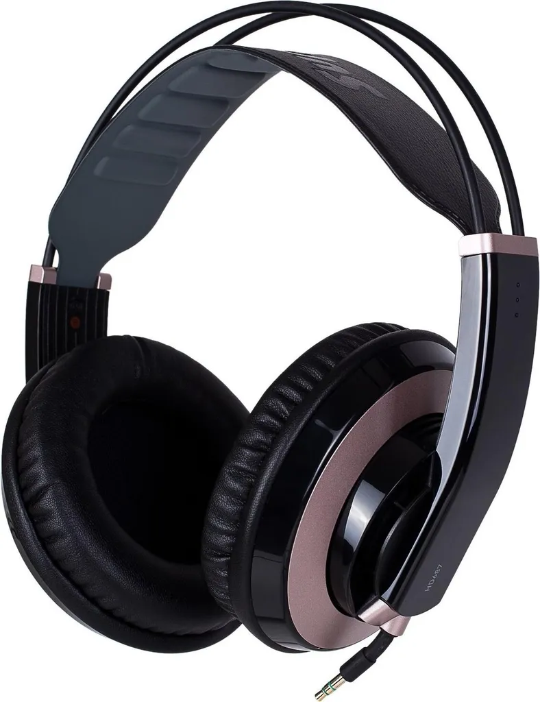 Superlux HD687 : Casque Semi-Ouvert Haute Résolution 51mm Double Diaphragme