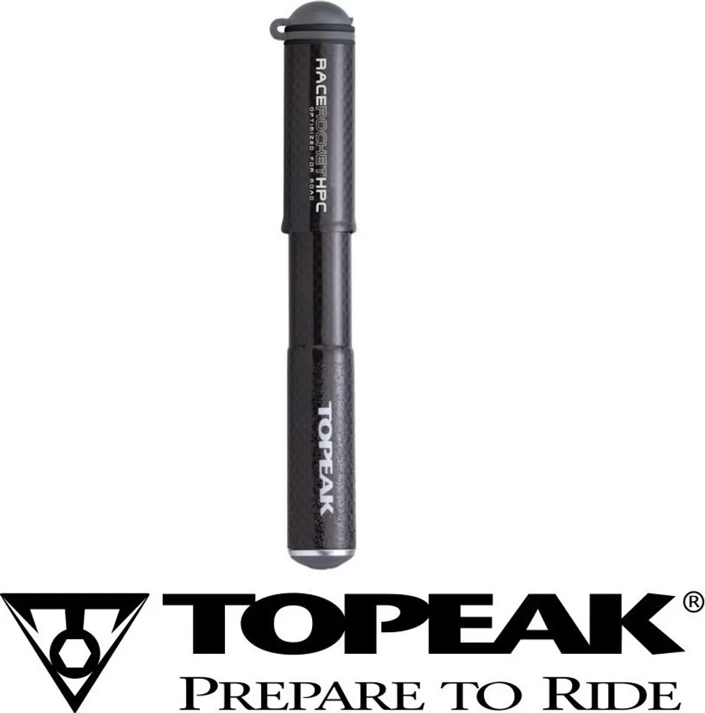 Pompe vélo route carbone Topeak Race Rocket HP pour gonflage rapide