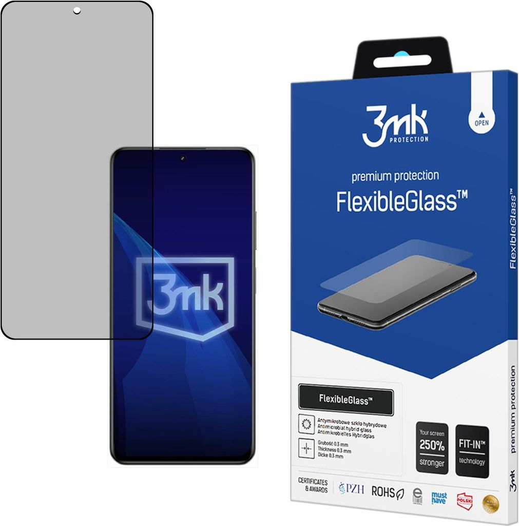 3mk Display Hybridglas FlexibleGlass für Realme 12x 5G 0,3mm 7H