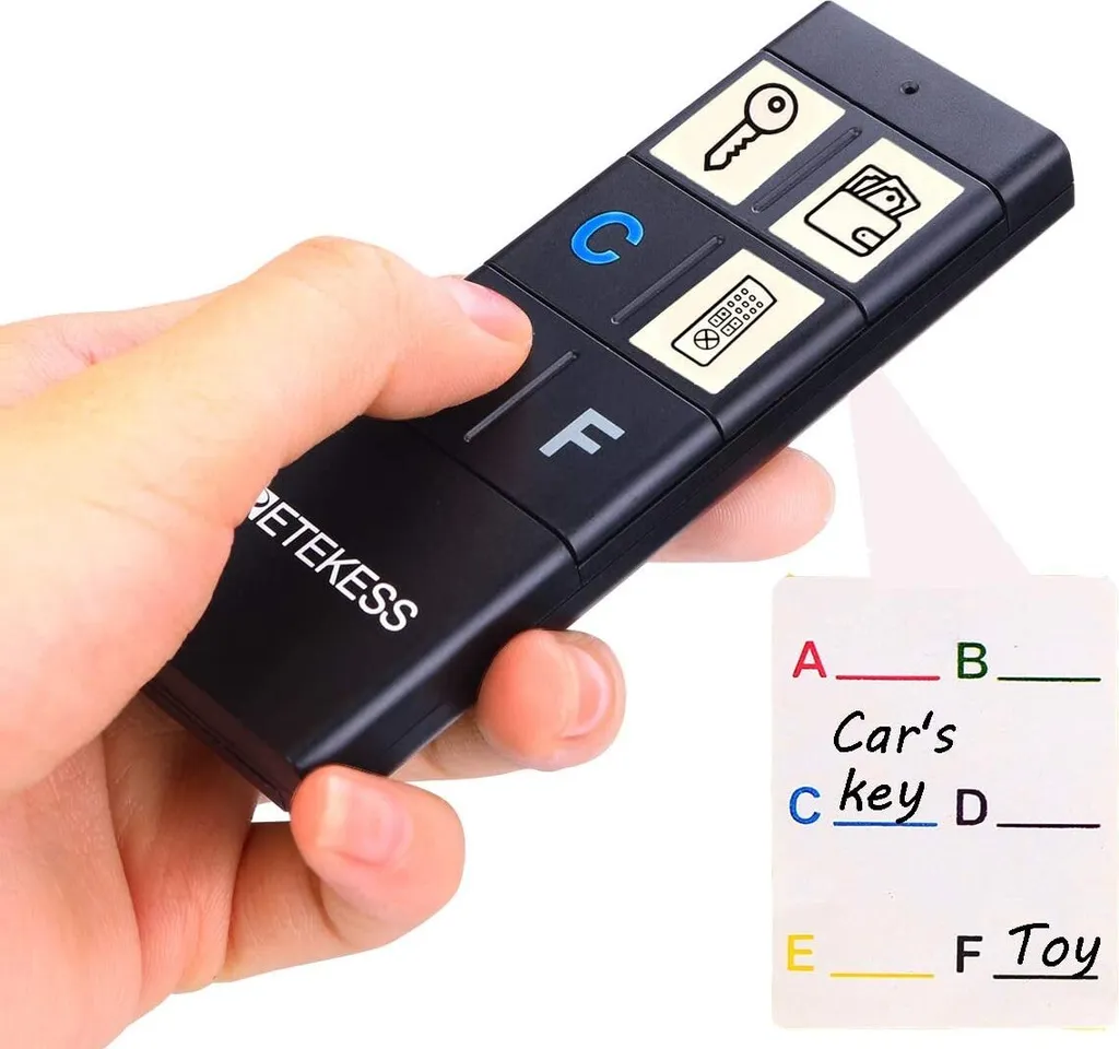 Traceur d'Objets sans Fil pour Portefeuille avec 2 Autocollants Fixes - 2