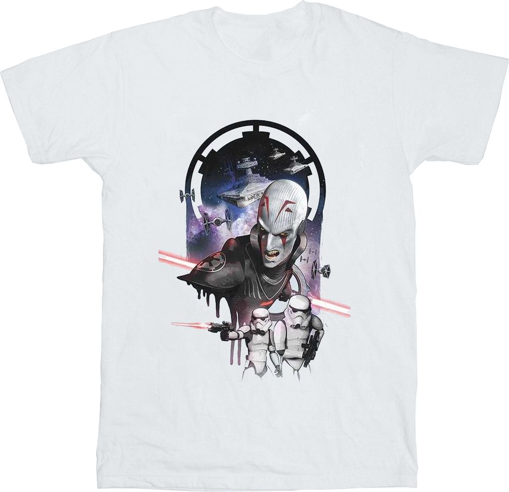 Star Wars - "Rebels The Grand Inquisitor" T-Shirt für Herren BI52016 (M) (Weiß)