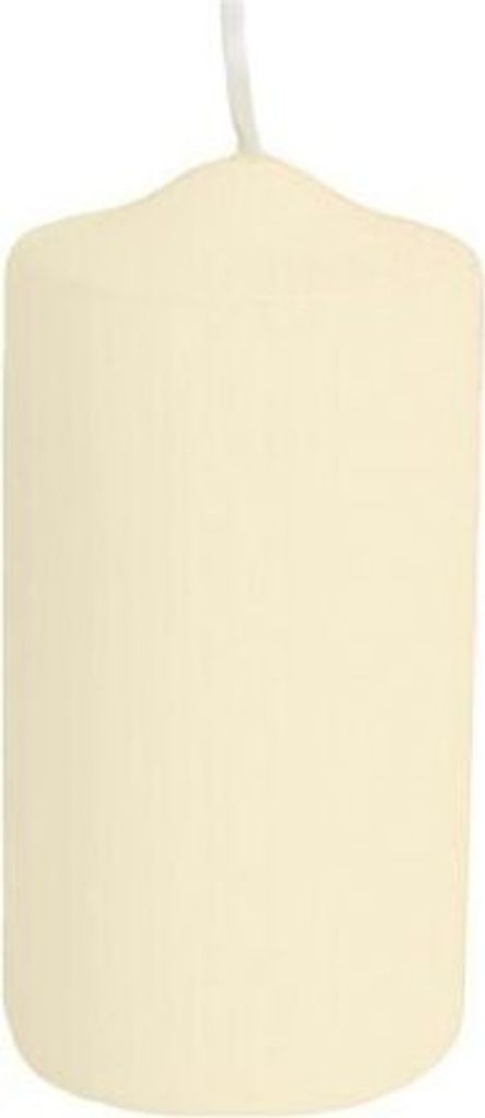 20x Stumpenkerzen Ø 50 x 100 mm 15 Stunden Brenndauer champagner
