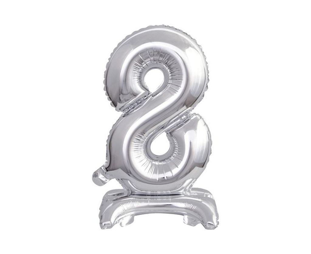 Folienballon 'JA' In Silber – 2-teilig, Je Ca. 100 Cm Hoch, Mit Automatikventil, Für Hochzeit & Feiern