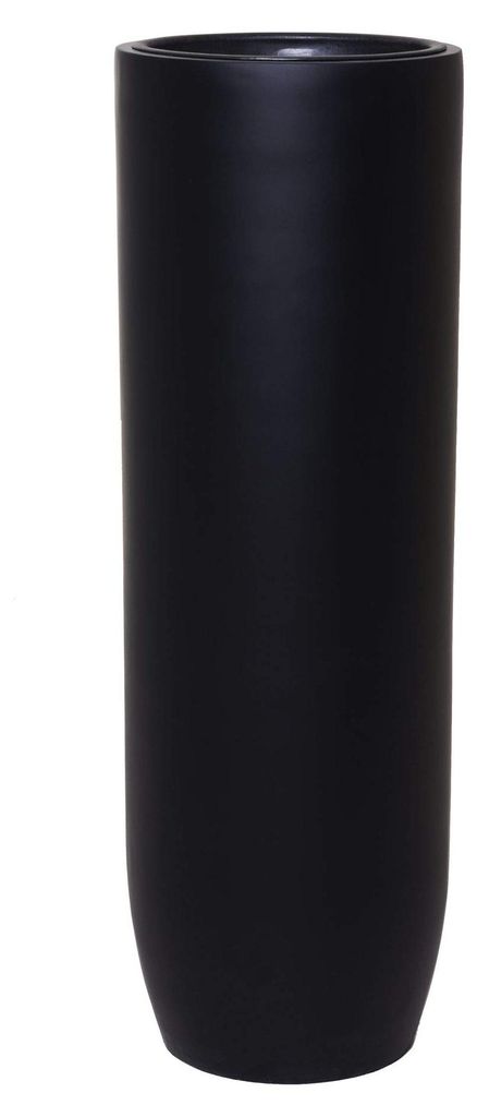 VIVANNO Vase de sol en fibre de verre SOLERIO Rond, noir Image du produit 