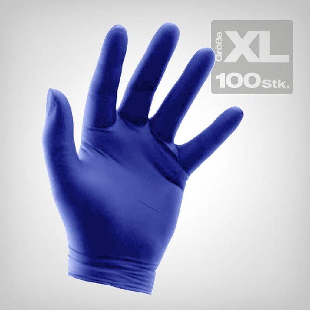 Franz Mensch Einmalhandschuhe Safe Light XL blau Produktbild 