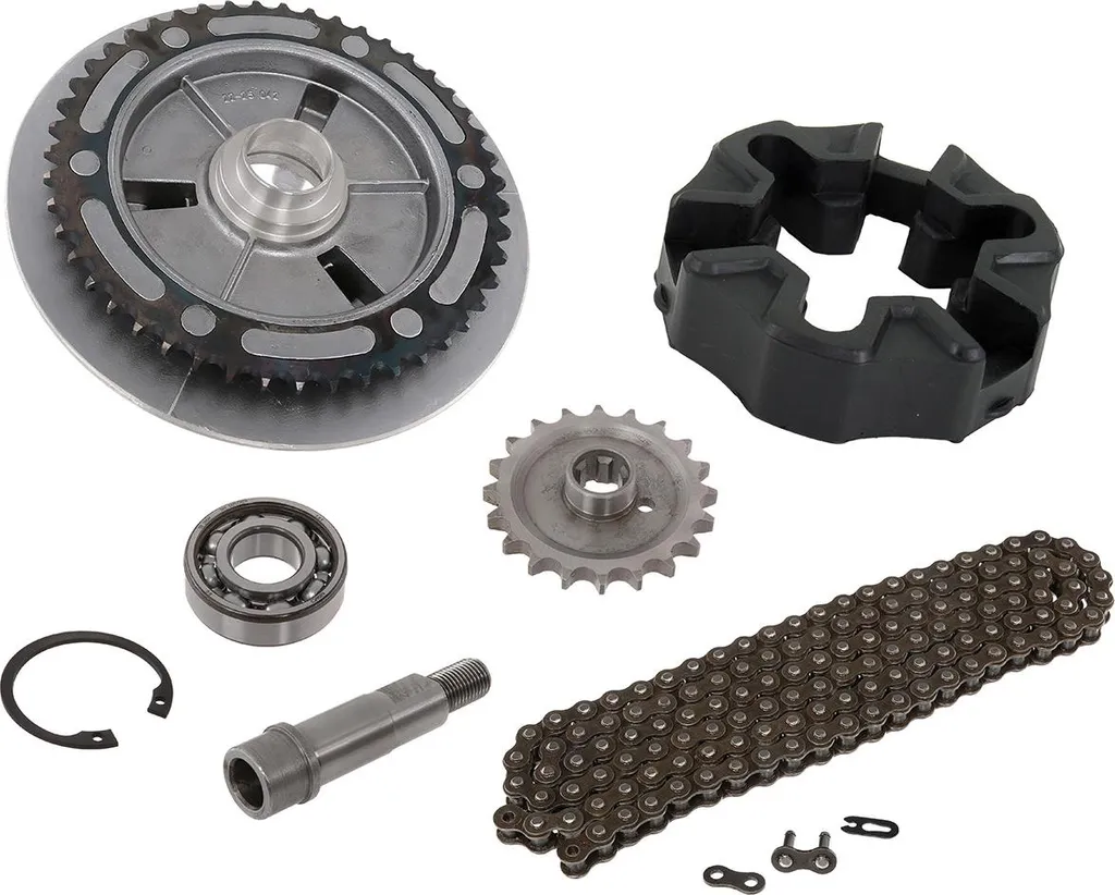 Lot de chaînes pour MZ TS 250 - Kit entraînement secondaire moto DDR