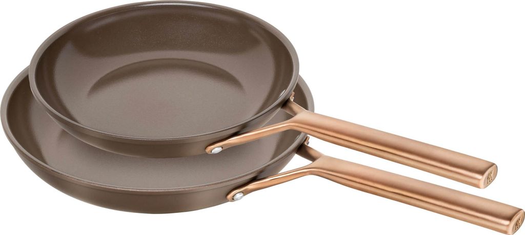 Zwilling - Set van 2 pannen, 24 + 28 cm, Milano, bruin Productafbeelding 