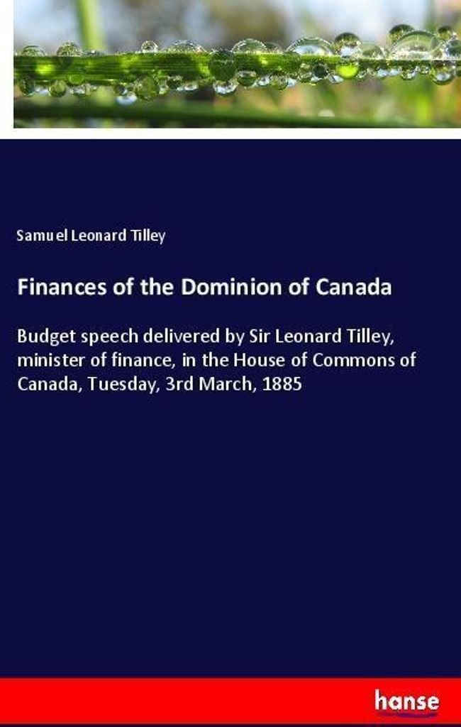 Finances of the Dominion of Canada