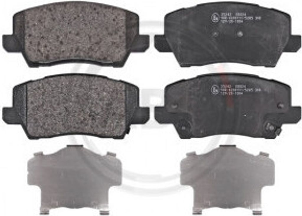 A.B.S. 35242 Bremsbelagsatz, Scheibenbremse OE 58101G6A40 kompatibel mit Picanto