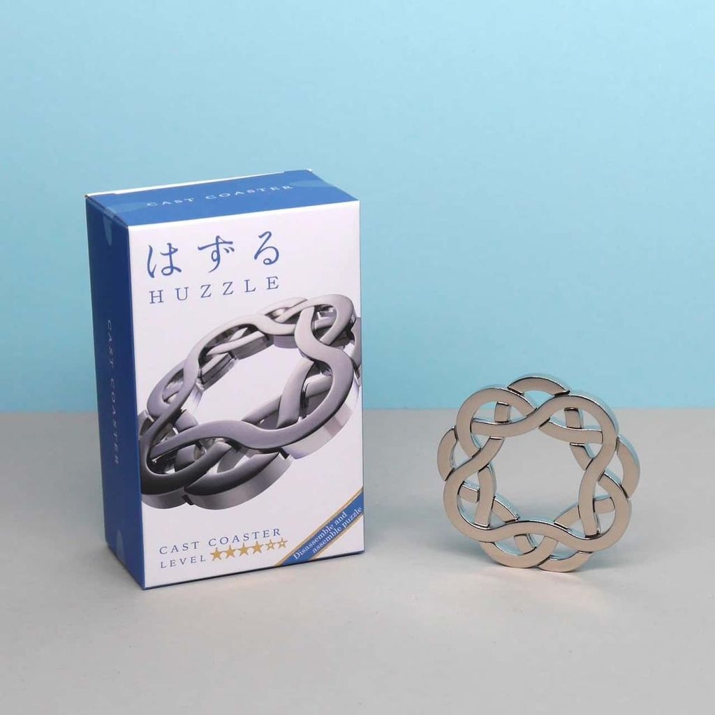 HUZZLE CAST COASTER - tolles Metallpuzzle
