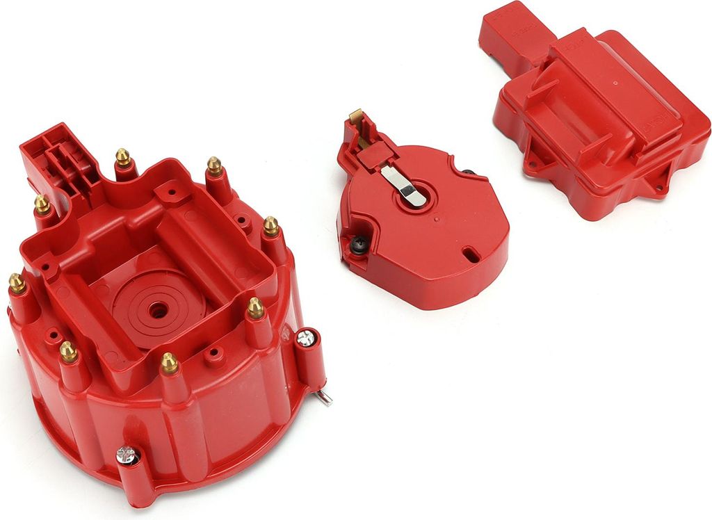 Verteilerkappe Rotor Rot Ersatz für V8 265 283 307 327 350 383 396 400 402 427 454 472 502 Motor