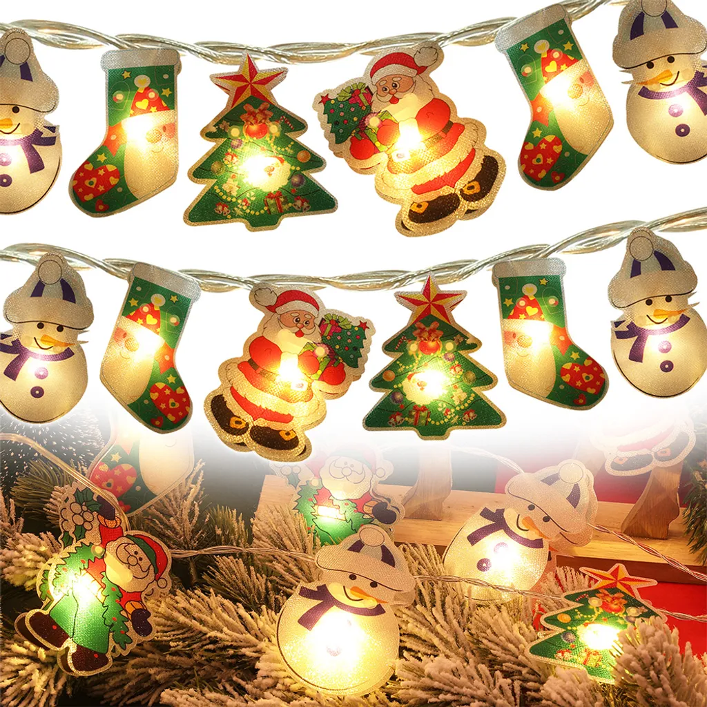 Luci Fairy Lights Natale 1.2m per Interni | 8 Light Modes Window Decor