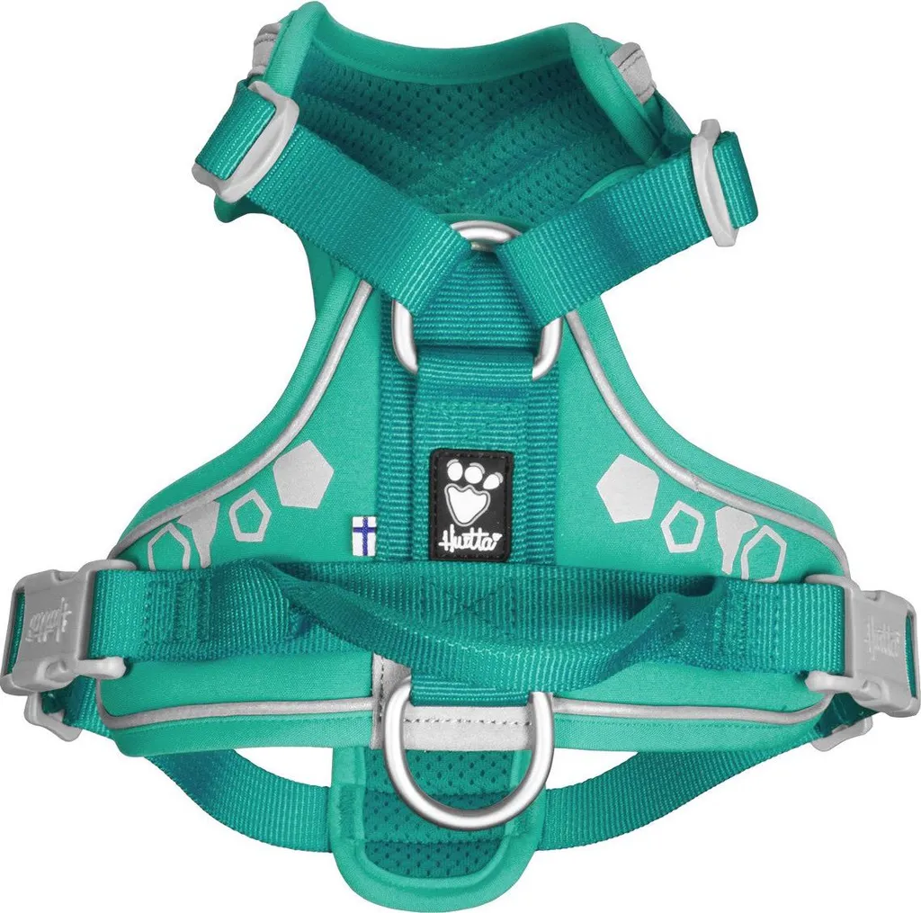 Harnais chien Hurtta Weekend Warrior 45-60cm résistant Vert Paon - 2