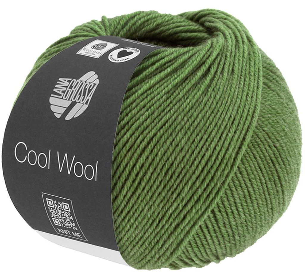 Lana Grossa - Cool Wool Melange 1434 grün meliert Produktbild 