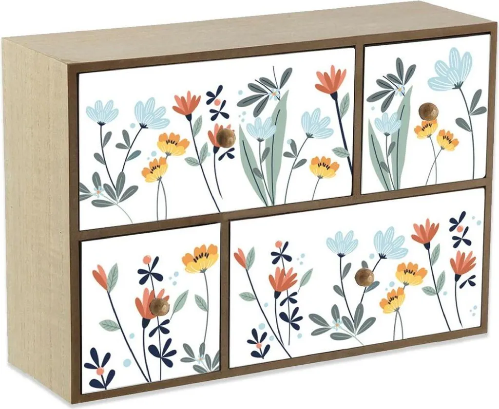 Boîte à bijoux Selene Versa en bois MDF 32x32cm avec finition premium