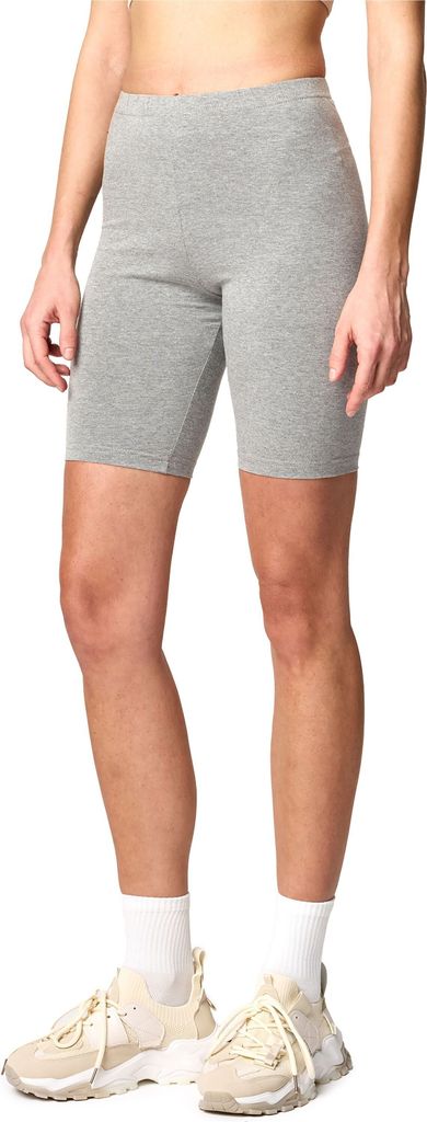 Merry Style Damen Kurze Leggings aus Baumwolle MS10-200 (Melange, XS)